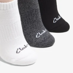 3 Pack Solid Athletic Multicolour