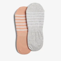 2 Pack Striped Liner Light Grey