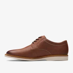 Atticus Leather Lace Dark Tan Leather