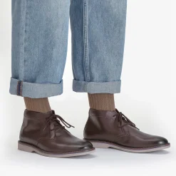 Atticus LT Hi Dark Brown Leather
