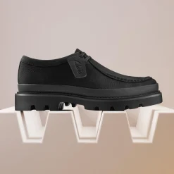 Badell Seam Black Nubuck