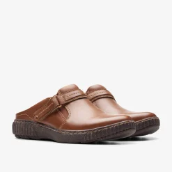 Caroline May Dark Tan Leather