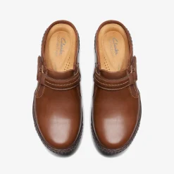 Caroline May Dark Tan Leather