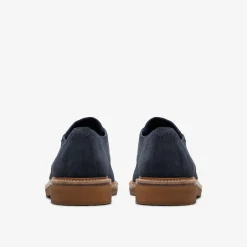 Clarkdale Derby Navy Suede
