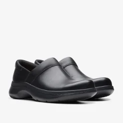 Clarks Pro Gem Black Leather