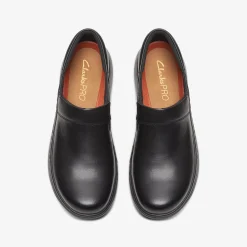 Clarks Pro Gem Black Leather
