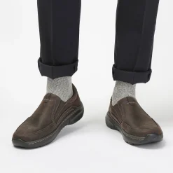 Clarks Pro Step Dark Brown Tumbled