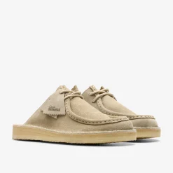 Desert Nomad Mule Pale Grey Suede