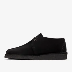 Desert Trek Black Suede