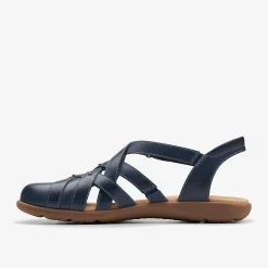 Elizabelle Sea Navy Leather