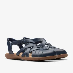 Elizabelle Sea Navy Leather