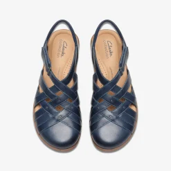 Elizabelle Sea Navy Leather