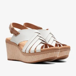 Elleri Grace White Leather
