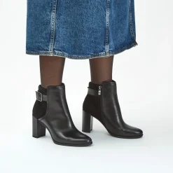 Freva 85 Buckle Black Leather
