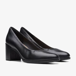 Freva 55 Court Black Leather