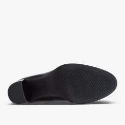 Freva 85 Court Black Leather