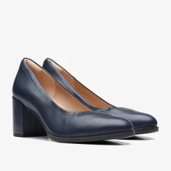 Freva 55 Court Navy Leather