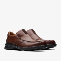 Gessler Step Dark Tan Leather