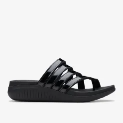 Glide Hi Iris Black Patent