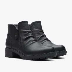 Hearth Dove Black Leather
