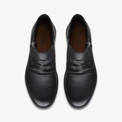 Hearth Dove Black Leather