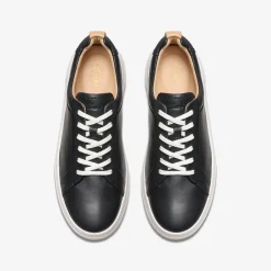 Hollyhock Walk Black Leather