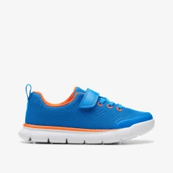Hoop Run Kid Blue Synthetic