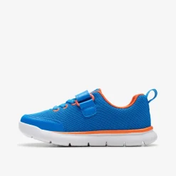 Hoop Run Kid Blue Synthetic