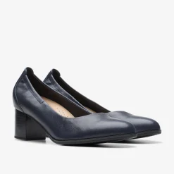 Loken Step Navy Leather