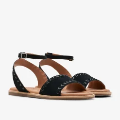Maritime May Black Suede