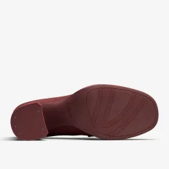 Martine Rose Womens Loafer 2 Oxblood Textile
