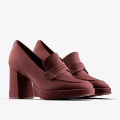Martine Rose Womens Loafer 2 Oxblood Textile
