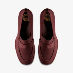 Martine Rose Womens Loafer 2 Oxblood Textile