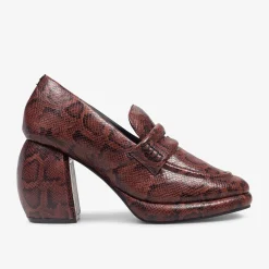 Martine Rose Womens Loafer 1 Brown Snake