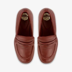Martine Rose Womens Loafer 1 Oxblood Leather