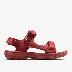 Martine Rose Womens Sandal 2 Oxblood Textile