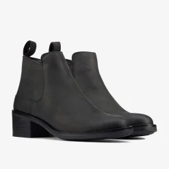 Memi Zip Black Leather