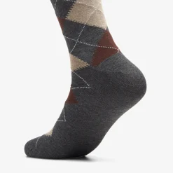 Mens Argyle Charcoal