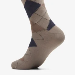 Mens Argyle Taupe