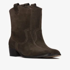 Octavia Up Dark Brown Suede