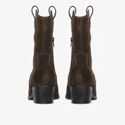 Octavia Up Dark Brown Suede