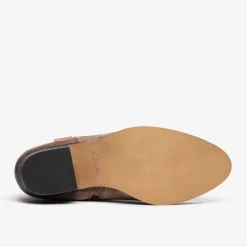 Octavia Up Taupe Suede