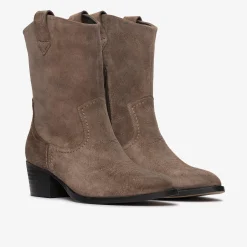 Octavia Up Taupe Suede