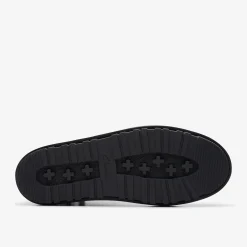Orianna Lace Black Leather