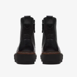 Orianna Lace Black Leather