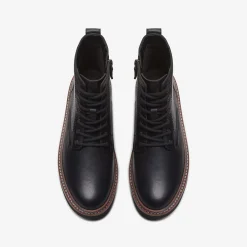 Orianna Lace Black Leather
