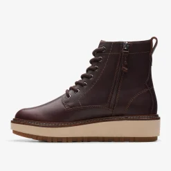 Orianna Lace Dark Brown Leather