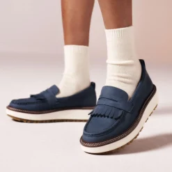Orianna Loafer Navy Nubuck