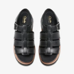 Orianna Twist Black Leather