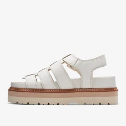 Orianna Twist Off White Leather